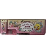 Vintage 1990s Little fairy tail aqua fantasy pencil box for girls 9 1/2&quot;... - $18.50