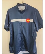 Pearl Izumi Colorado Flag Cycling Bike Jersey, Blue, Men&#39;s L - $24.99