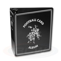 3 BCW 3&quot; Heavy Duty D-ring Black Football Binder Albums - $40.17