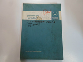 1980 Mercedes Passenger Cars Introduction Into Service Manual Water Damaged Worn - $40.30