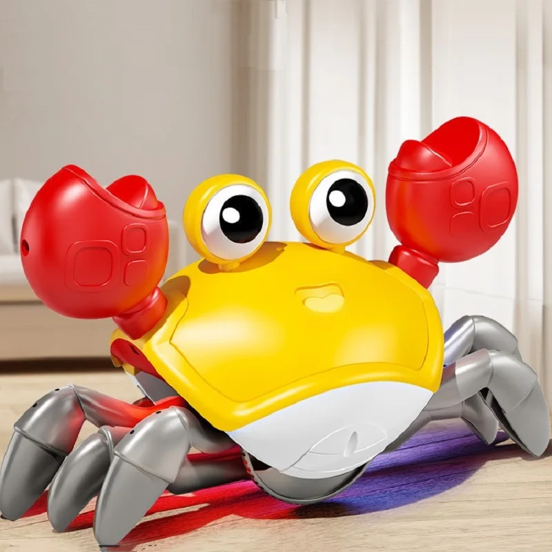 Electric Catch Crawling Crab Sensor Obstacle Avoidance Kid Outdoor Fun Baby - £22.93 GBP+