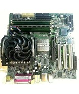 ASUS P4SD-VL MOTHERBOARD + 3.2GHz INTEL PENTIUM 4 SL7E5 CPU + 2GB RAM +H... - £73.02 GBP