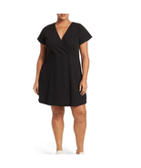 MADEWELL Texture Thread Wrap Dress, Classic Chic, Black, Size 3X (22W - ... - €59,64 EUR