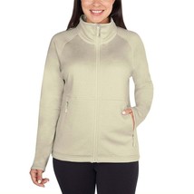 Kirkland Signature Fleece Full Zip Mock Neck Jacket 199 Cream Women&#39;s Sz... - $399.85 MXN