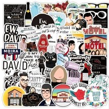 50 SCHITTS CREEK Stickers-Ew, David-Alexis Moira Johnny Rose~Laptop Bottle Decal - £12.36 GBP