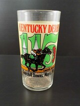 Vintage 1989 Official KENTUCKY DERBY DRINKING GLASS Churchill Downs Past... - $12.27 CAD