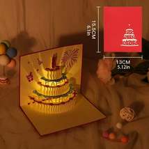 Pop up Happy Birthday Card Auto Play Music Warming LED Light Birthday Card - $15.95+