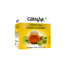 Girnar Green Tea With Natural Flavour Lemon &amp; Honey (10 Tea Bags) - £7.44 GBP