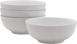 Everyday White by Fitz and Floyd Soup Cereal Porcelain Bowls, Set of 4 - $22.51