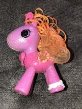 Lalaloopsy Mini Lalaoopsies  4.25&quot; Tall PVC Pony Horse Pink Orange Wings... - $10.20