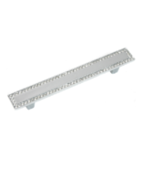 MNG Hardware 18626 128mm Cabinet Pull - Bellagio - Polished Chrome / Cry... - $18.52 CAD
