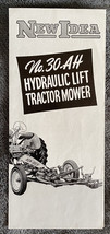 New Idea No 30-AH Hydraulic Lift Tractor Mower Brochure Farm Equipment - $14.03