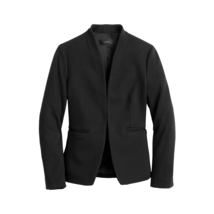 NWT J.Crew Going Out Blazer in Black Stretch Twill Open Front Jacket 4 - $99.00