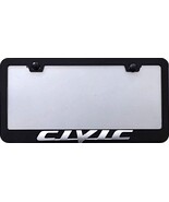 CIVIC  3D  Chrome Script   Stainless Steel Frame - $35.00