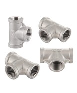 1/2&quot; NPT Female Tee 3 Way Class 150 Stainless Steel 304 Cast Pipe Fittin... - $468.86 MXN