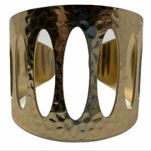 Marlyn Schiff gold tone wide cuff - £10.83 GBP