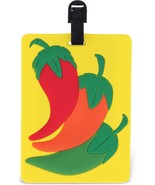 Luggage Tag Chile Peppers Identification Label Suitcase Backpack ID Trav... - £9.25 GBP