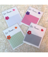 Set of 4 Handmade assorted Just Because..I LOVE YOU folded cards, 5.5&quot;X4... - £12.38 GBP