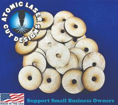 MDF Round Bases with 5mm Magnet Holes Many Sizes Available FAST SHIPPING - $4.19 CAD