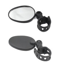 2x 360° Rotate Bike Bicycle Cycling Rear View Mirror Handlebar Safety Re... - £13.21 GBP