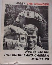 Vintage Polaroid Land Camera the Swinger Model 20 Instruction Booklet 1967 - $4.99