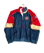 Pro Player Chicago Cubs MLB Nylon Jacket XXL Baseball 80s Needs Zipper R... - $2,453.47 MXN