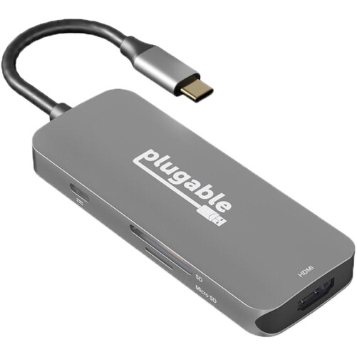 Plugable Technologies USBC-7IN1 USB C HUB MULTIPORT ADAPTER, 7-IN-1 HUB ... - $69.10