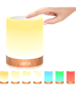 NEW Table Lamp Touch Sensor Bedside Lamps Dimmable Warm White &amp; Color Ch... - $19.75