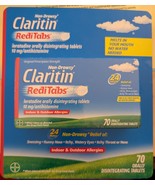 Claritin  Non- Drowsy Allergy Loratadine 10mg RediTabs 70 ct (Exp: 07/2026) - $744.58 MXN