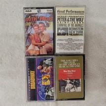 4 Broadway Showtunes Soundtrack Cassette Tapes LOT South Pacific West Side Story - £6.09 GBP