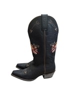 Shyanne Women&#39;s Maricopa Leather Western Boots - Snip Toe Floral Size 7 - $168.51 CAD