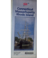 AAA - Connecticut Massachusetts Rhode Island map 2003 - £6.34 GBP