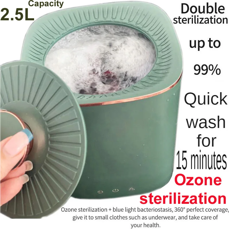 Portable Washing Machine 2.5L Capacity Small Underwear Sock Cleaning One... - $113.97
