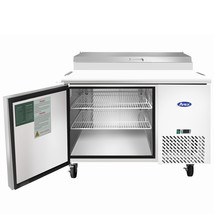 New 1 Door Refrigerated 44&quot; Pizza Prep Table Cooler MPF8201GR Free Lift Gate - £2,320.09 GBP