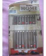 Simplicity Home Pattern 8695 Abbies  Jiffy 6 pack Appliqed Curtains - £4.27 GBP