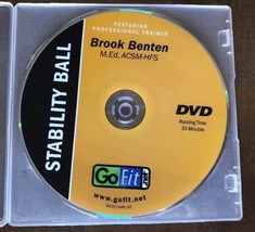 Go Fit Stability Ball Brook Benten DVD Only - £4.50 GBP