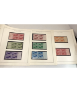 U.S. Air Mail Plate Block Stamps # C25-C31 Mint OG NH Lot of 8 1941-1944 - $988.35 MXN