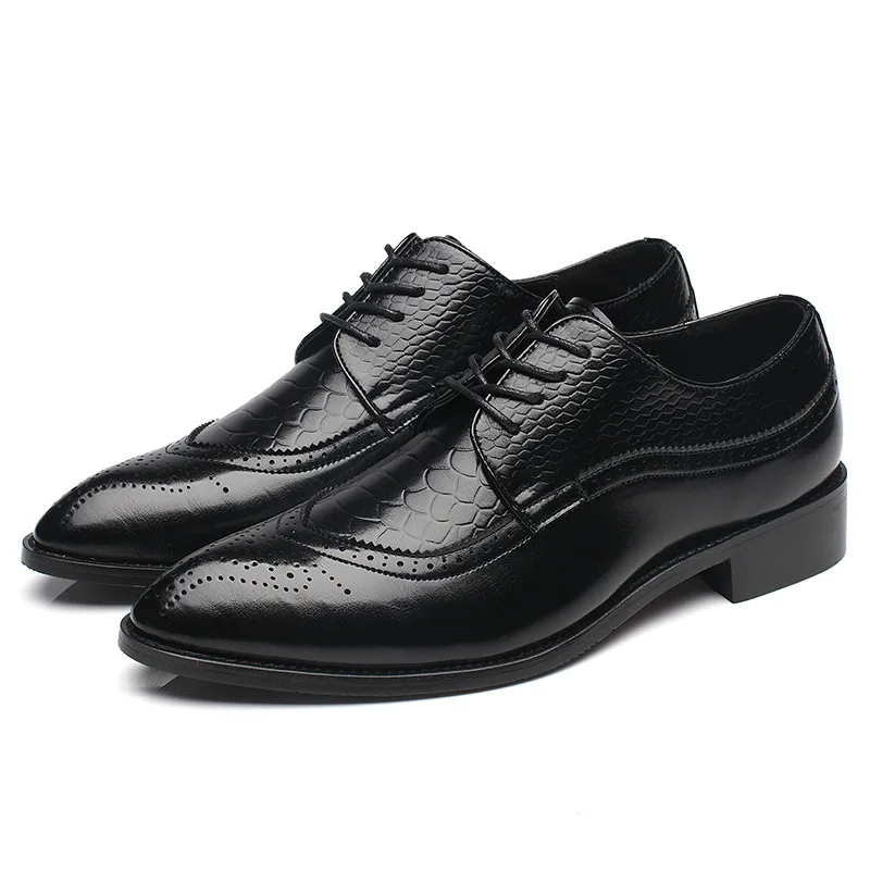  Business Leather Shoes Men&#39;s Formal Men&#39;s Shoes Spring and Summer British Style - £83.02 GBP