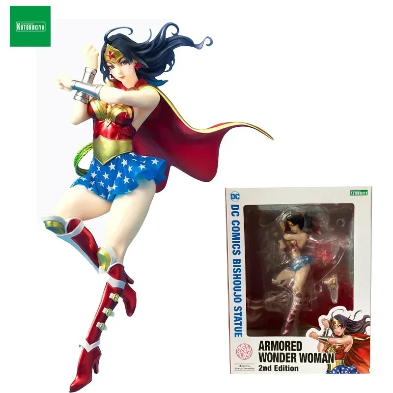 100% Genuine boxed Kotobukiya Wonder Woman BISHOUJO STATUE DC Comics Bishouj - £146.87 GBP