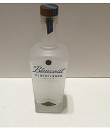 Empty Bluecoat elderflower dry gin glass embossed bottle bar decor  - $27.16 CAD