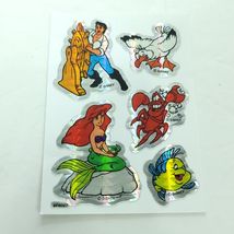 Disney Little Mermaid Flounder  Vending Machine Sticker Prism 1990&#39;s Vin... - $23.71 CAD