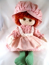 Vintage Collectible Handmade Strawberry Short Cake Doll Very nice 18&quot; cl... - £23.18 GBP