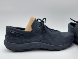 Merrell Jungle Ayers Moc Lace up Black Canvas Hiking Shoe Men Size 14 J9... - $38.21