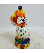 Vintage 1970s Circus Clown Bank Made Taiwan Coin Slot Molded Plastic 7.5... - $222.74 MXN