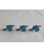 3x Risk 40th Anniversary Edition Board Game Metal Cannon Piece Blue Army... - £7.61 GBP