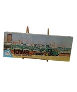 Iowa Transportation Map 1989 Vintage Fold-Out With Scenic Cover &amp; Commis... - $14.52