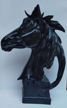 Horse Head Statue Handmade , Black - $195.00