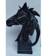 Horse Head Statue Handmade , Black - $195.00