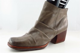Kork-Ease Slouch Boots Brown Leather Zip Women Sz 7 - £19.64 GBP