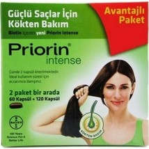 BAYER Priorin intense Anti Hair Loss Treatment HerBal Capsules %100 Original - $29.60+